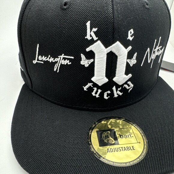 Brand About Nothing BAN Lexington Snap Back Flat Bill NIB GR16 - Picture 2 of 9